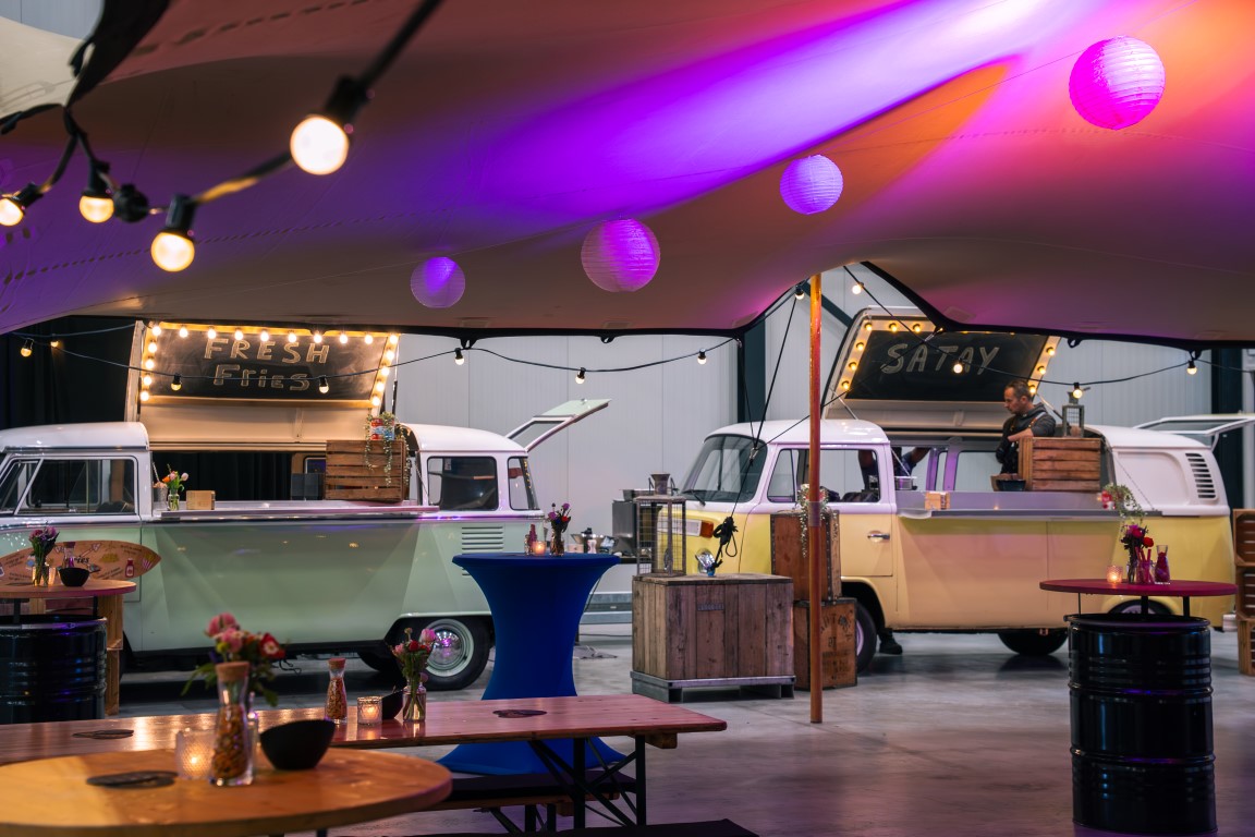 Hamburger uit foodtruck